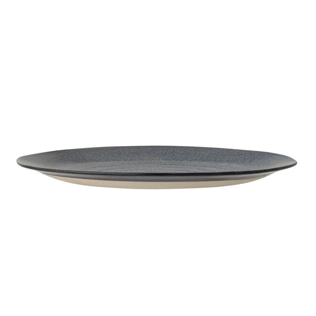 Bloomingville Assiette Aura bleu - lot de 6 pièces Ø28,5 cm