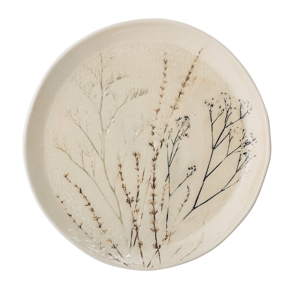 Bloomingville Bea plate natural - set of 6 pieces Ø27.5 cm