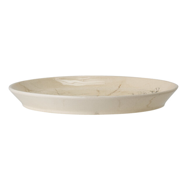 Bloomingville Bea plate naturlig - sett med 6 stk Ø27,5 cm