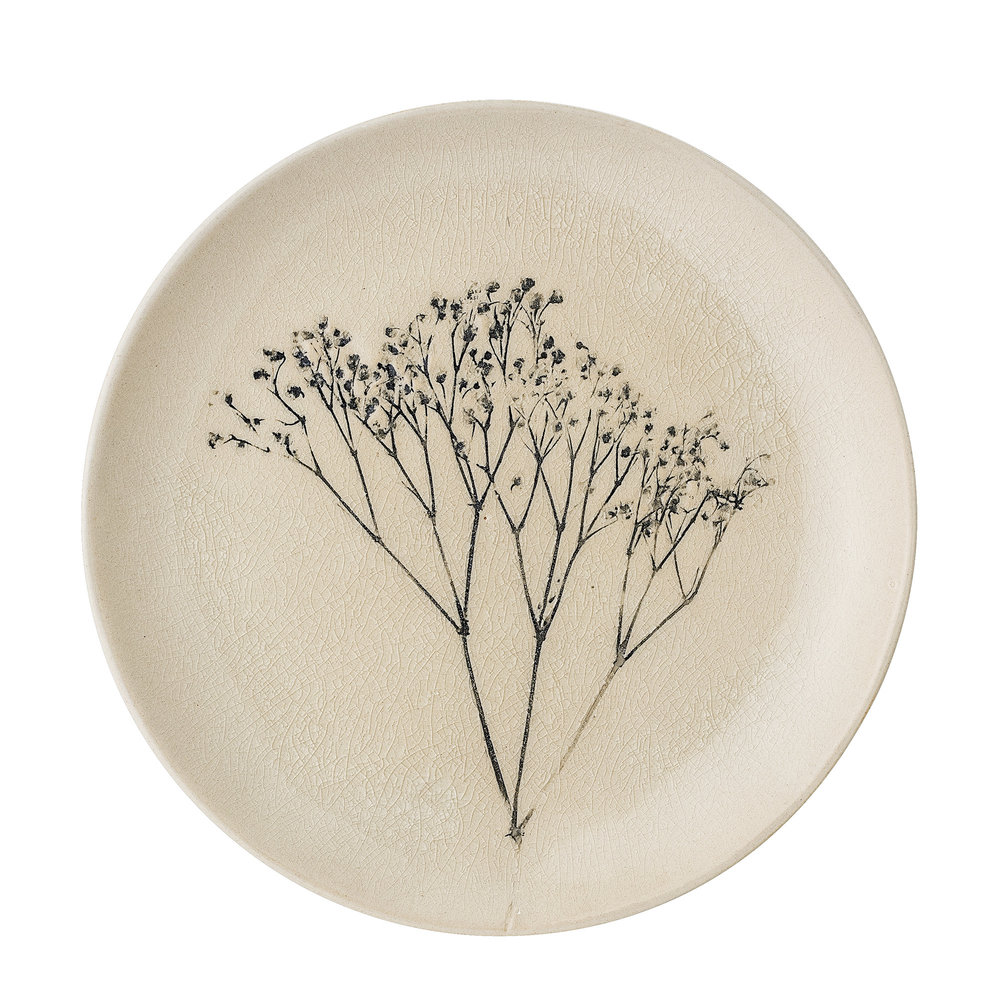 Bloomingville Bea plate natural - set of 6 pieces Ø22 cm Bloomingville Bea plate natural - set of 6 pieces Ø22 cm
