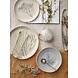 Bloomingville Bea bord naturel - set van 6 stuks Ø22 cm Bloomingville Bea bord naturel - set van 6 stuks Ø22 cm
