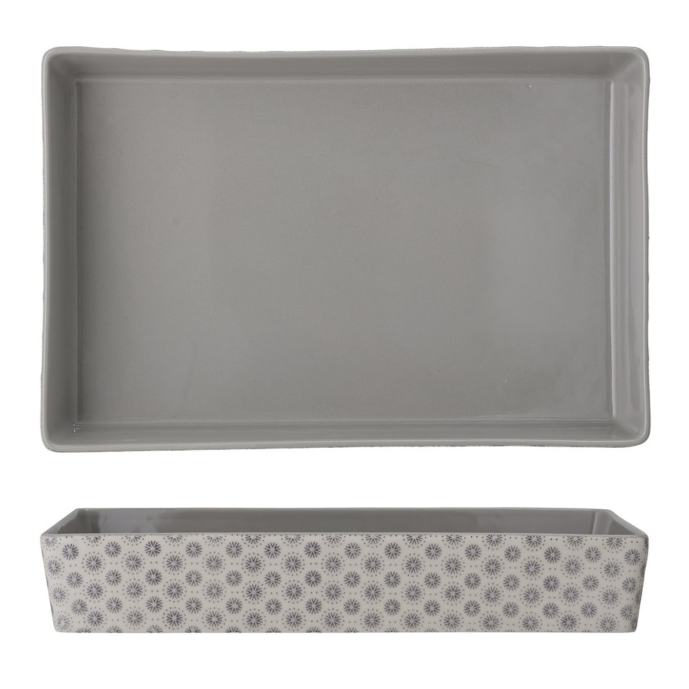 Bloomingville Elsa Servierplatte grau Bloomingville Elsa Servierplatte grau