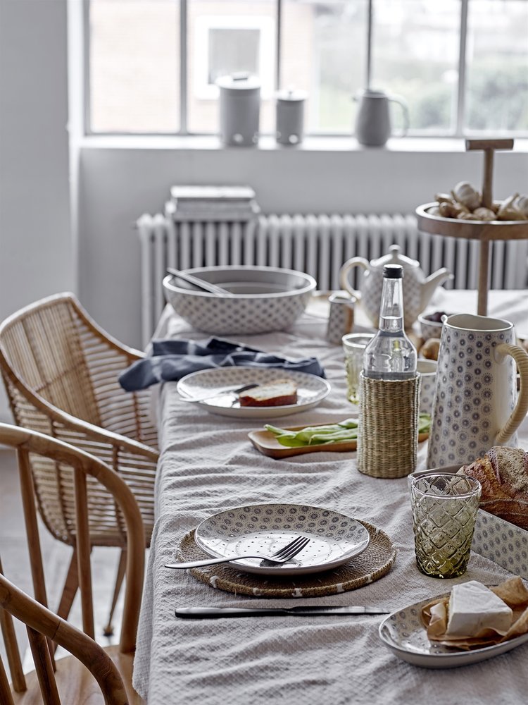 Bloomingville Elsa plato para servir gris