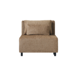 House Doctor Module de canapé camphre élément central avec 2 coussins - camel House Doctor Module de canapé camphre élément central avec 2 coussins - camel