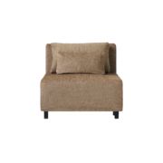 House Doctor Camphor sofa module middle element incl 2 cushions - camel House Doctor Camphor sofa module middle element incl 2 cushions - camel