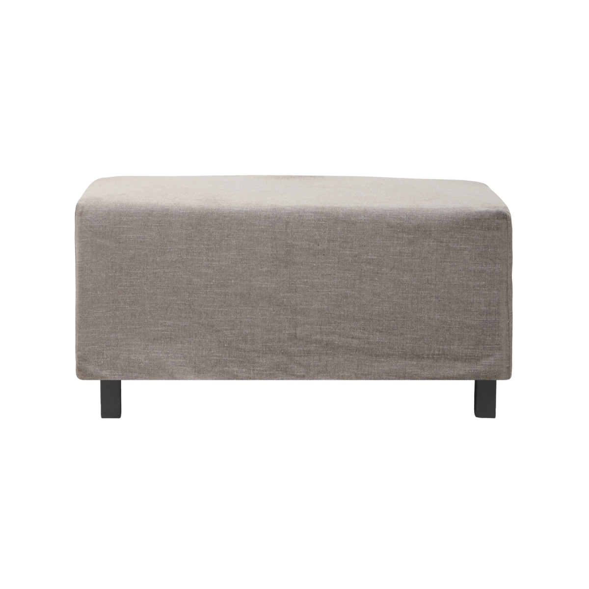House Doctor Pouf de nuit Hazel - gris / marron
