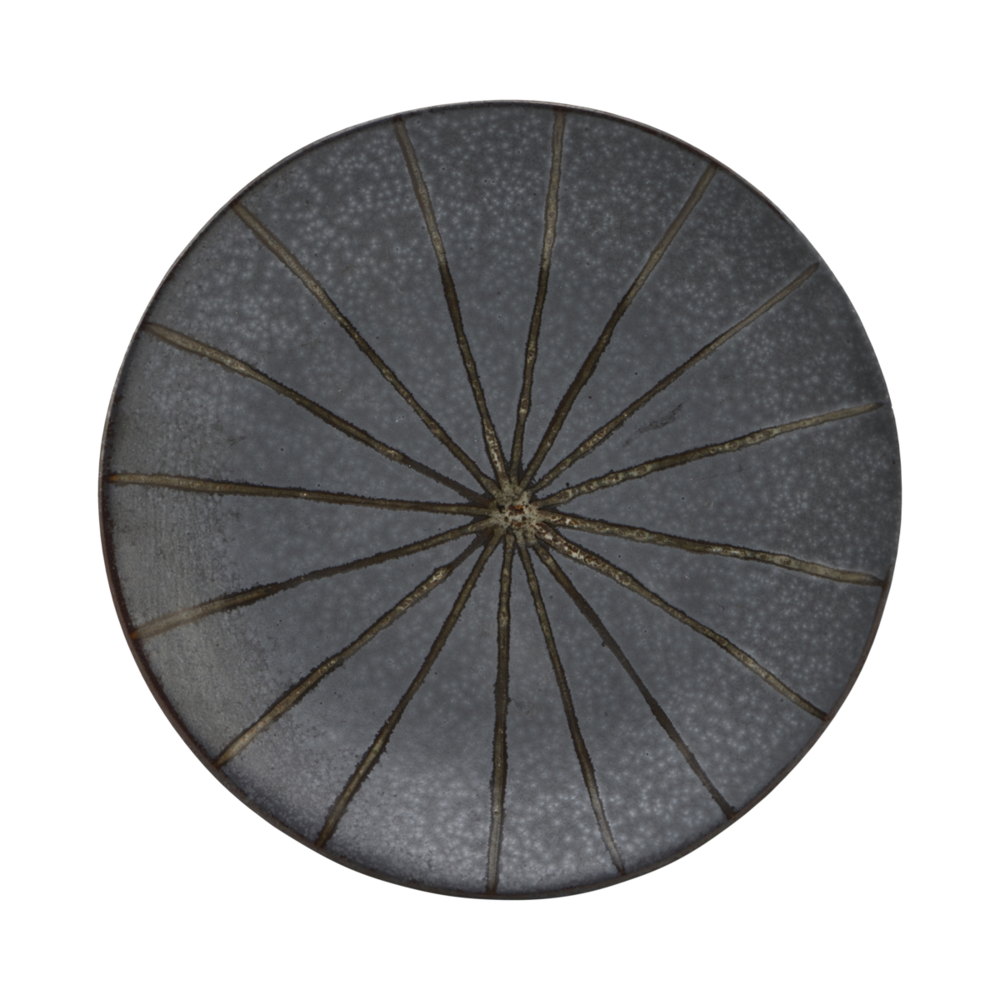 House Doctor Suns plates dark brown - set of 12 pieces