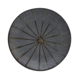 House Doctor Suns plates dark brown - set of 12 pieces