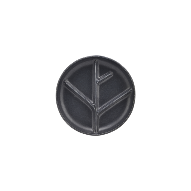 House Doctor Branch plates dark gray - set of 6 pieces House Doctor Branch plates dark gray - set of 6 pieces