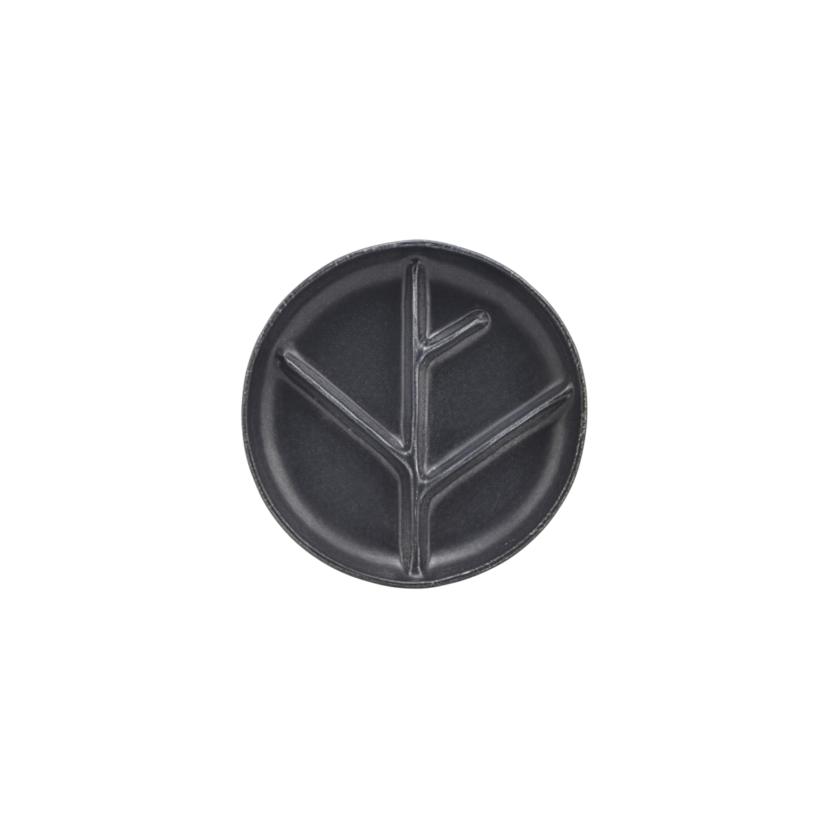 House Doctor Assiettes à branches gris foncé - lot de 6 pièces