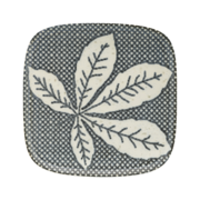 House Doctor Chestnut plates gray / blue - set of 6 pieces