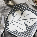 House Doctor Assiettes en frêne gris / bleu - lot de 6 pièces House Doctor Assiettes en frêne gris / bleu - lot de 6 pièces