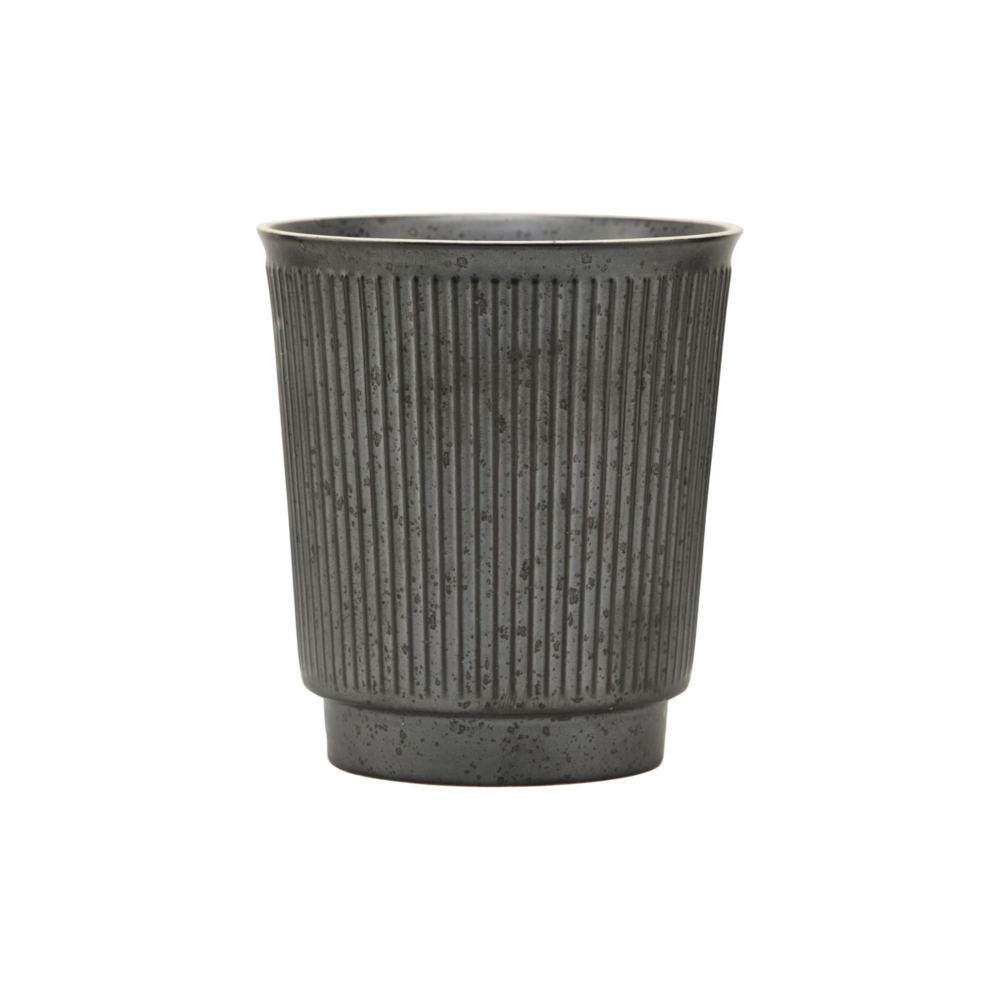 House Doctor Tasses Berica noir - lot de 12 pièces