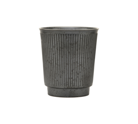 House Doctor Berica mokken zwart - set van 12 stuks