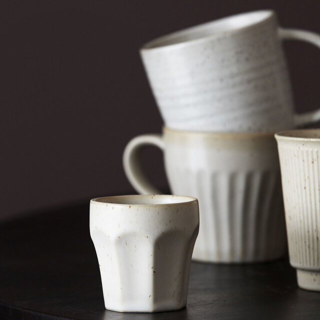 House Doctor Tazas de espresso Berica beige - juego de 12 piezas