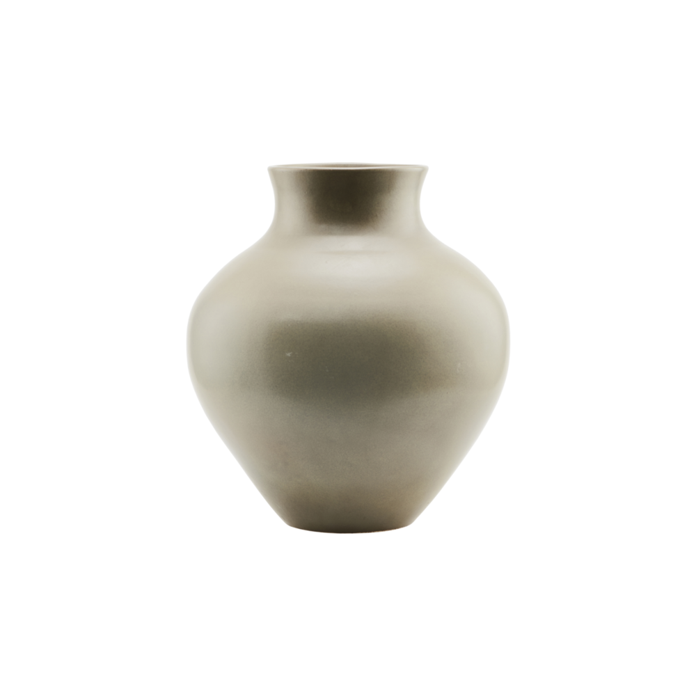 House Doctor Santa Fe-vase - skallet muddervase - sort - Kopi