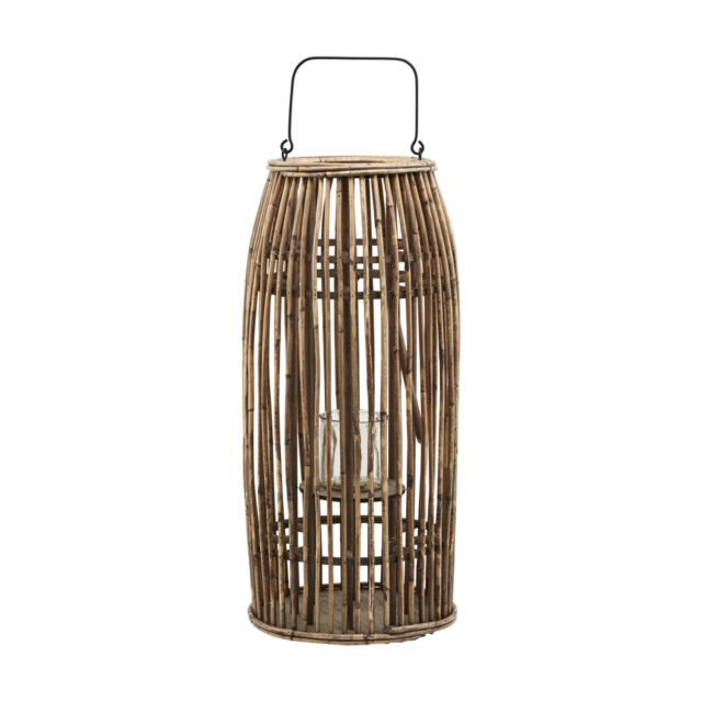 House Doctor Ova lantern rattan - natural House Doctor Ova lantern rattan - natural