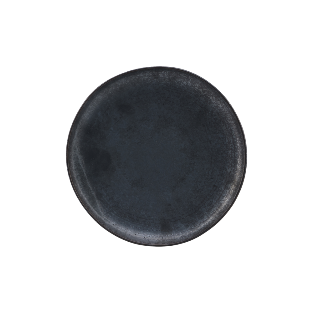 House Doctor Assiettes plates Pion noir / marron - lot de 6 pièces