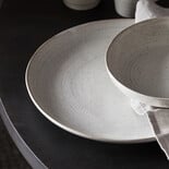 House Doctor Pion Teller weiß / grau - 6er Set House Doctor Pion Teller weiß / grau - 6er Set