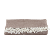 House Doctor Alice rutig brun 200x140cm