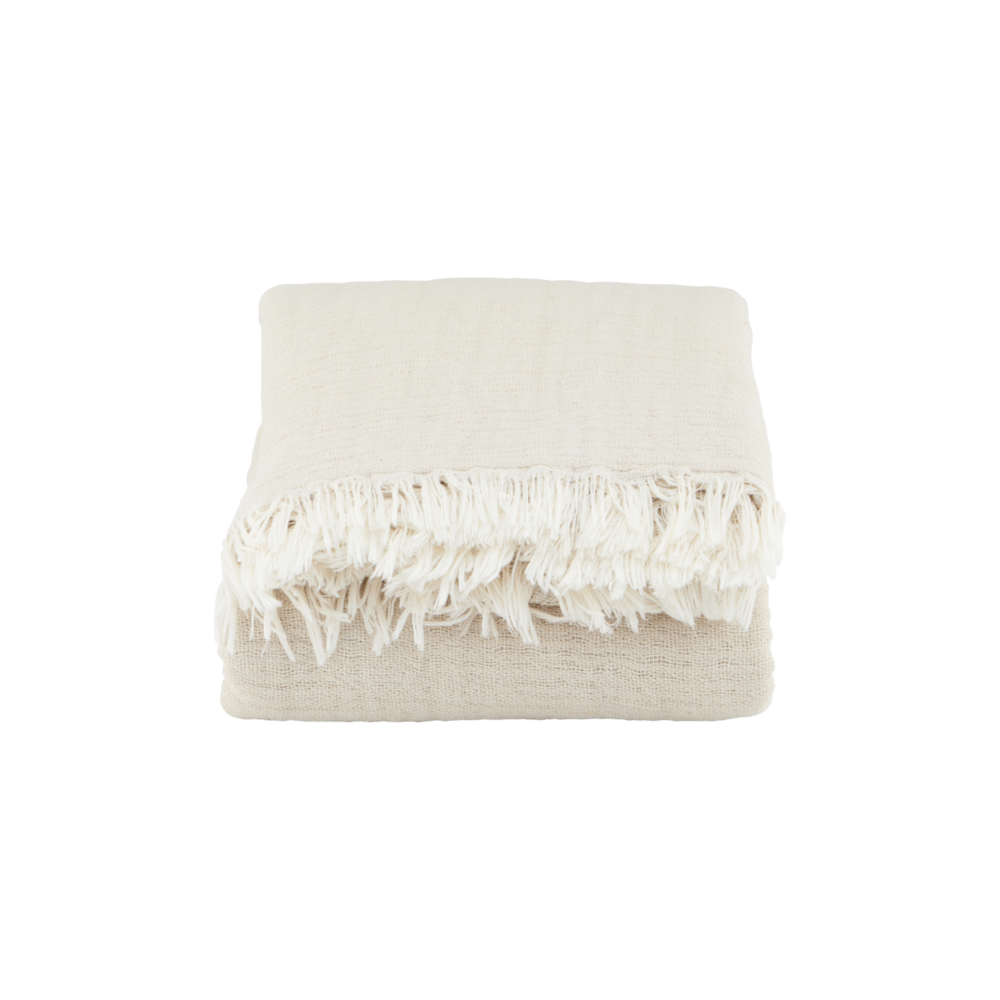 House Doctor Alice rutete beige 200x140cm House Doctor Alice rutete beige 200x140cm