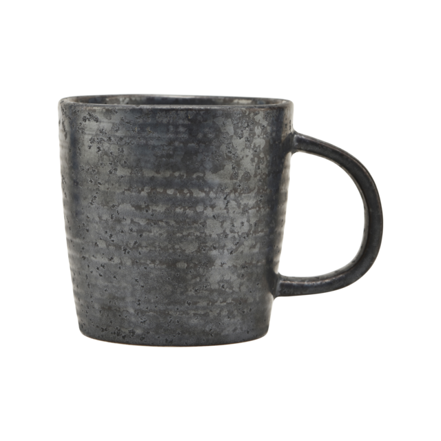 House Doctor Pawn mugs black / brown - set of 6 pieces