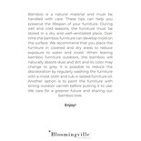 Bloomingville Sole koffietafel naturel bamboe Bloomingville Sole koffietafel naturel bamboe