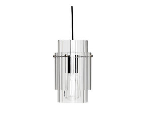 Hubsch Hängande lampa glas / metall - nickel