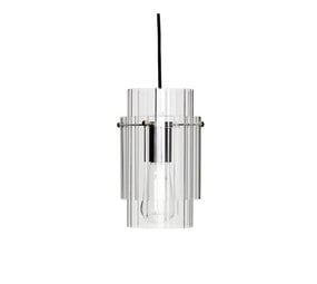 Hubsch Lampada a sospensione vetro / metallo - nichel Hubsch Lampada a sospensione vetro / metallo - nichel
