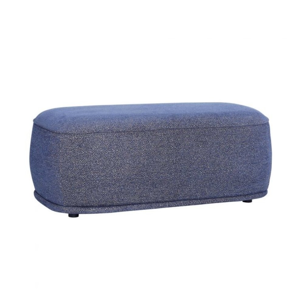 Hubsch Poef polyester- blauw - and Company