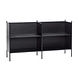 Hubsch Kast met planken hout/metaal - zwart Hubsch Kast met planken hout/metaal - zwart