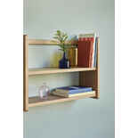 Hubsch Estante de chapa de roble 60x20xh44cm