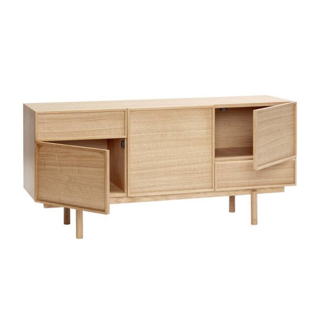 Hubsch Dressoir eikenhout - naturel