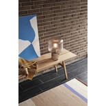 Hubsch Lámpara de mesa de vidrio - ahumado