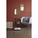 Hubsch Sidebord terrazzo / glas - natur / grøn