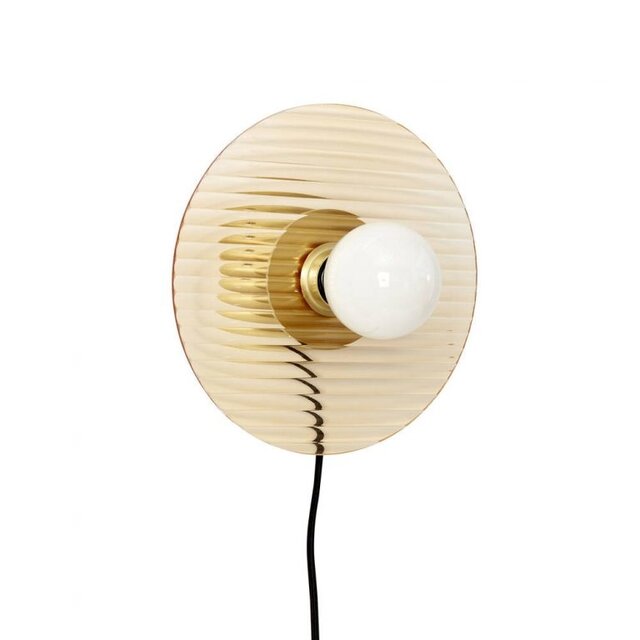 Hubsch Applique métal / verre - laiton
