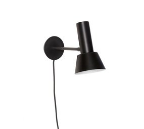 Hubsch Lampada da parete in metallo nero Hubsch Lampada da parete in metallo nero