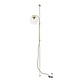 Hubsch Wandlamp metaal/glas - messing Hubsch Wandlamp metaal/glas - messing