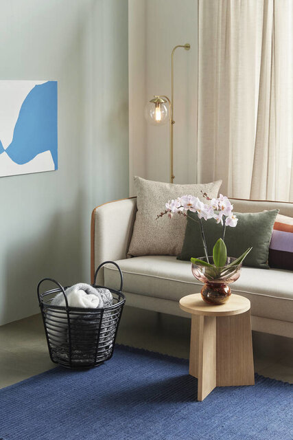 Hubsch Wandlamp metaal/glas - messing