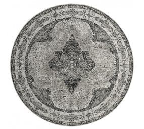 Nordal Venus rond vloerkleed grijs - diameter 240cm Nordal Venus rond vloerkleed grijs - diameter 240cm
