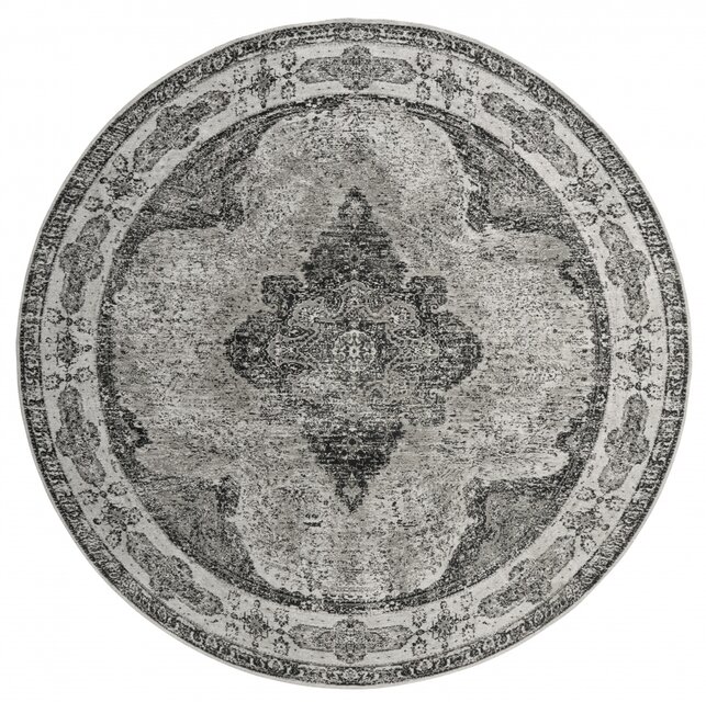 Nordal Venus round rug gray - diameter 240cm
