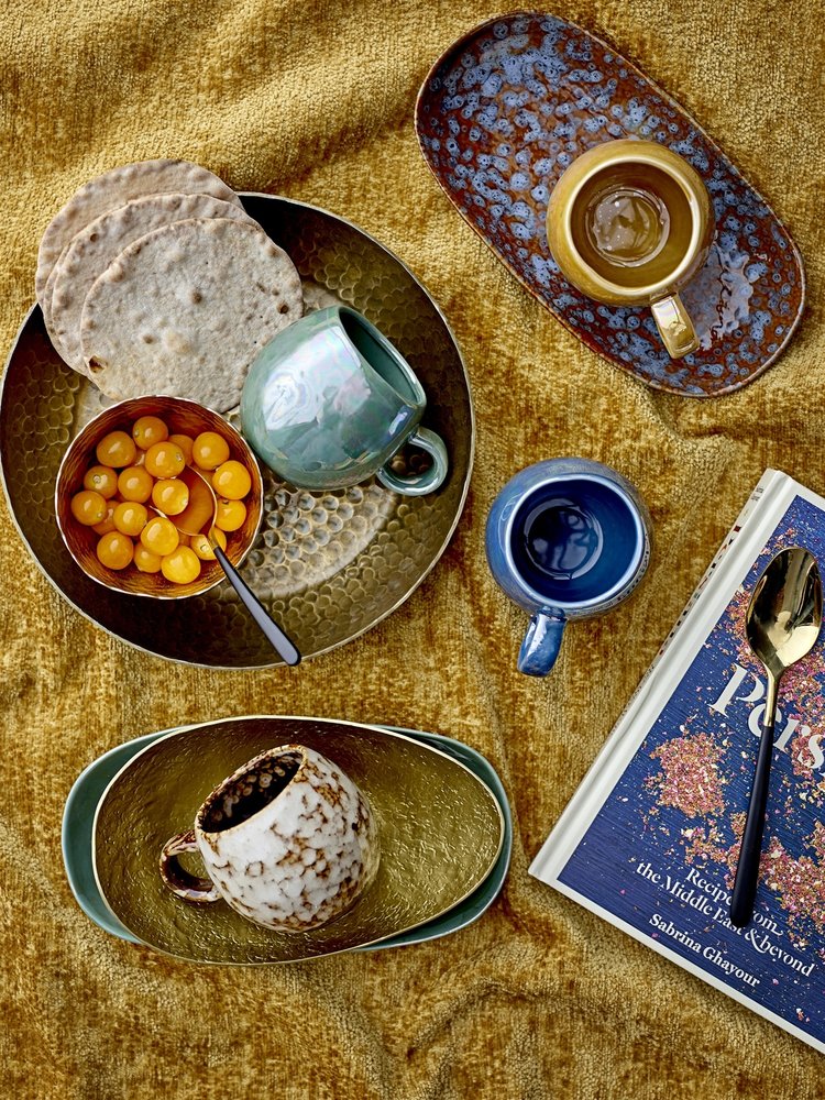 Bloomingville Paula plate green - set of 6 pieces