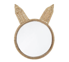 Bloomingville Mini Spiegel riet - naturel Bloomingville Mini Spiegel riet - naturel
