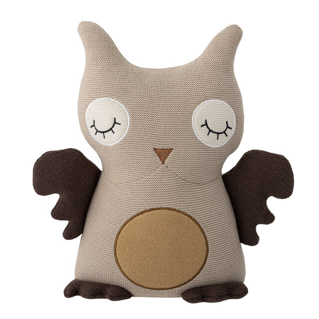 Bloomingville Mini Uil knuffel katoen