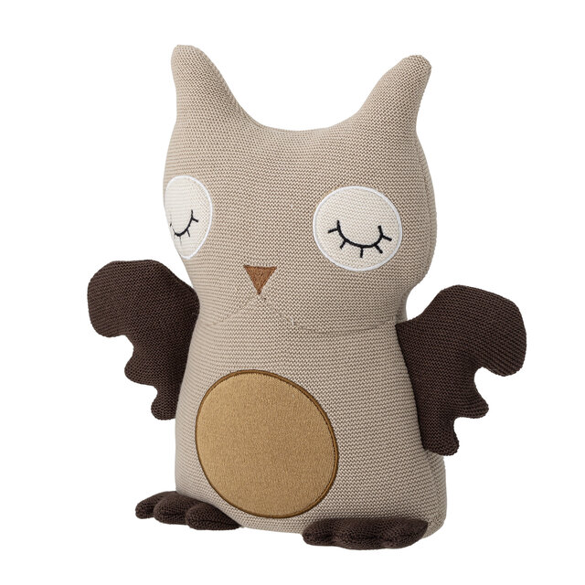 Bloomingville Mini Uil knuffel katoen