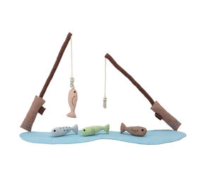 Bloomingville Mini Cañas con pescado - juego de 7 piezas