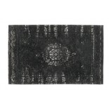 Nordal Alfombra tejida grand - gris oscuro / negro