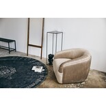 Nordal Grand tapis rond gris foncé / noir - diamètre 240cm Nordal Grand tapis rond gris foncé / noir - diamètre 240cm