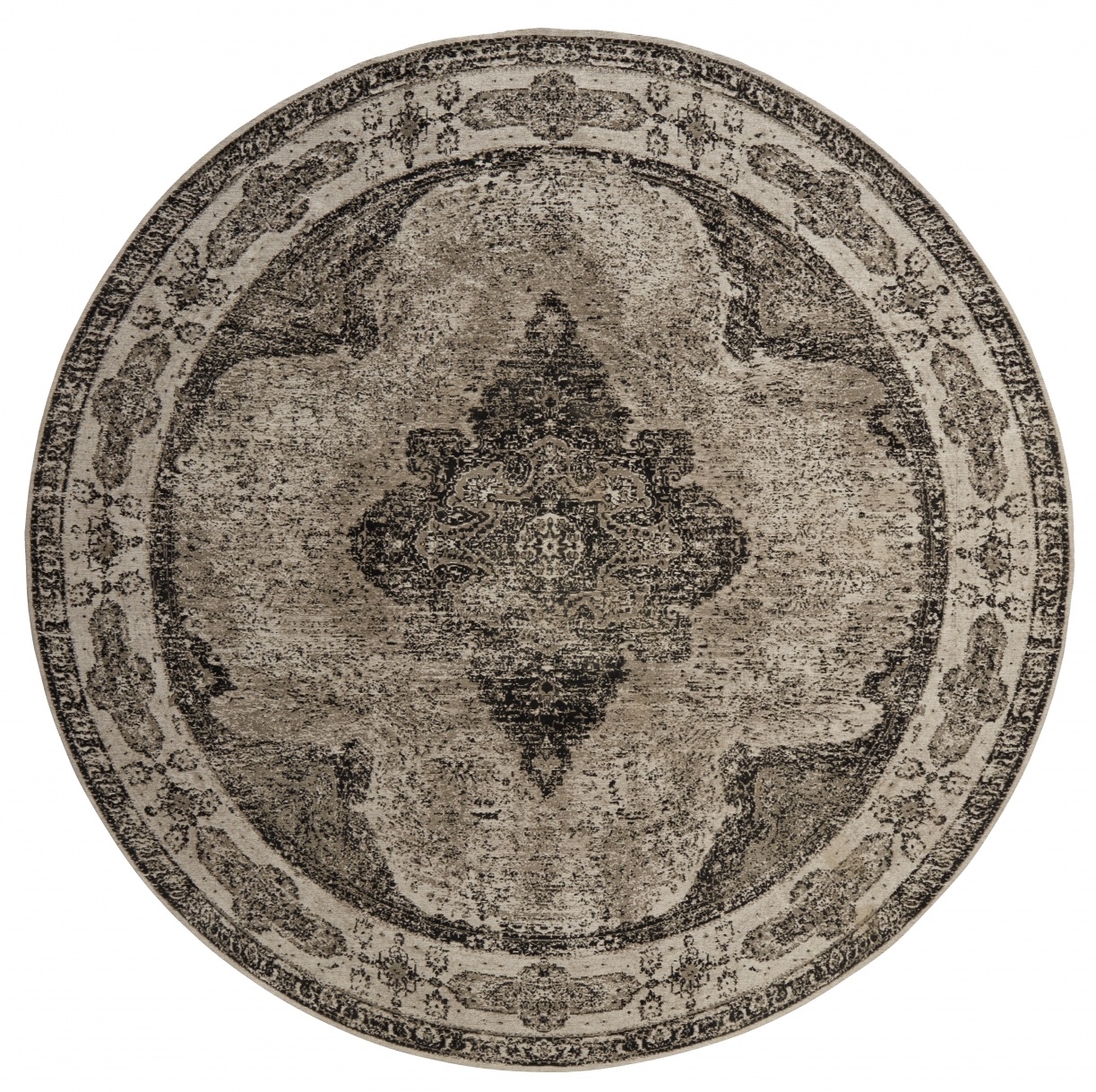 Nordal Venus round rug gray - diameter 140cm