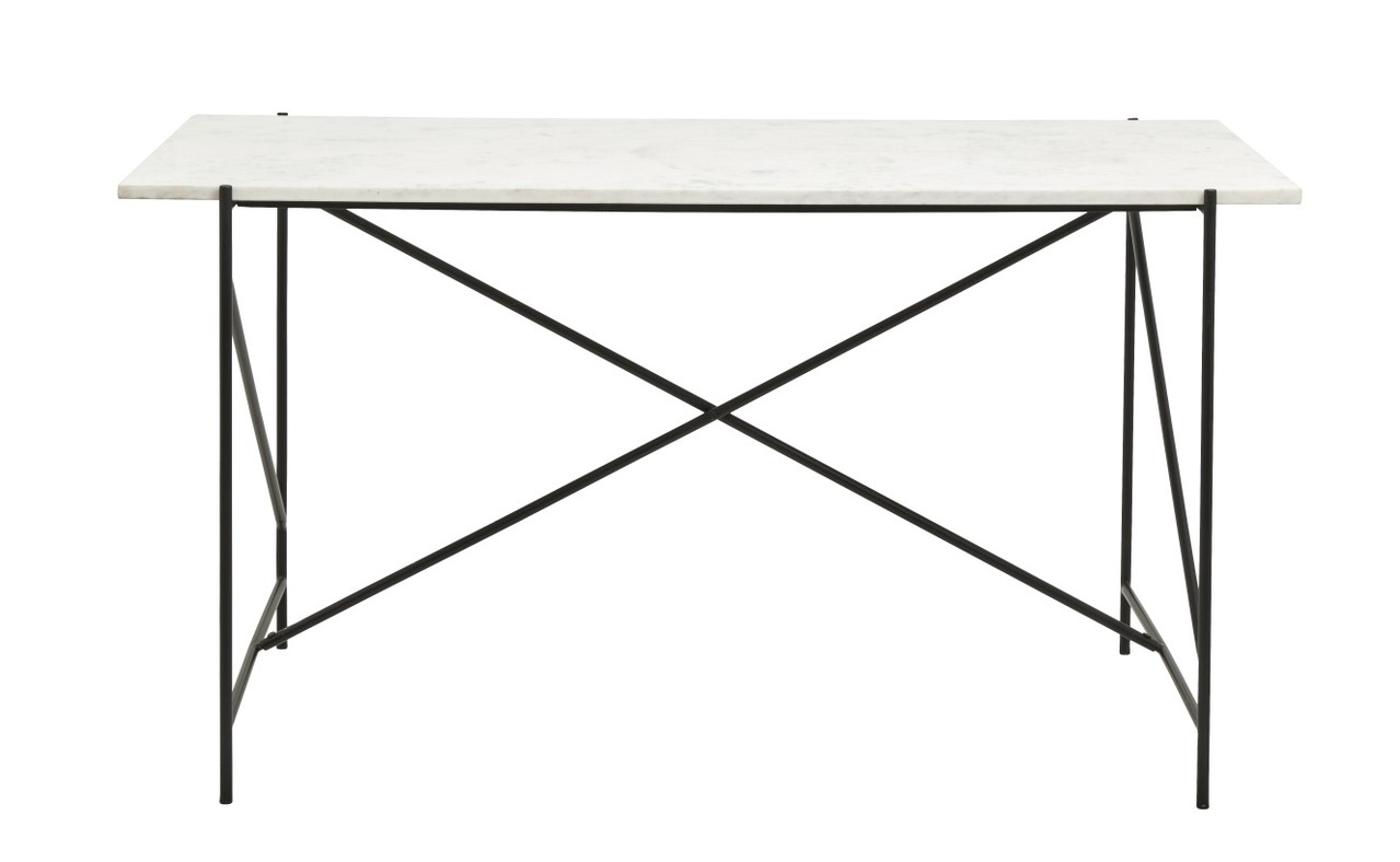 Nordal Dee desk - white marble
